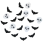 Preview: Edible Wafer Decorations - Bats and Skull