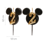 Preview: Zahlenkerze - 2 - Mickey Mouse Ohren