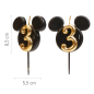 Preview: Zahlenkerze - 3 - Mickey Mouse Ohren