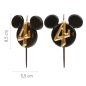 Preview: Zahlenkerze - 4 - Mickey Mouse Ohren
