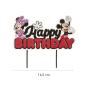Preview: Cake Topper - Mickey and Minnie Mouse Happy Birthday