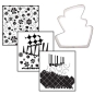 Preview: Cookie Cutter Texture Set - Topsy Turvy Wedding Cake
