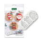 Preview: Silicone Mould - Cute Christmas Characters