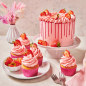 Preview: Fertig Mischung - Enchanted Creme ERDBEERE