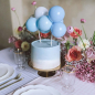 Preview: Ballon Torten Topper Set - Blau