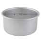 Preview: Cake Pan Round with Loose Bottom - 4 x 3inch (102 x 76mm)