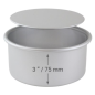 Preview: Cake Pan Round with Loose Bottom - 5 x 3inch (127 x 76mm)