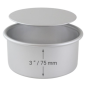 Preview: Cake Pan Round with Loose Bottom - 6 x 3inch (152 x 76mm)