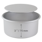 Preview: Cake Pan Round with Loose Bottom - 7 x 3inch (178 x 76mm)