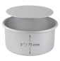 Preview: Cake Pan Round with Loose Bottom - 8 x 3inch (203 x 76mm)