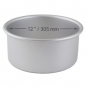 Preview: Cake Pan Round with Loose Bottom - 12 x 3inch (305 x 76mm)