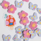 Preview: Streusel Sprinkle Charms - Blumen und Schmetterlinge