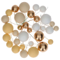 Preview: Decorative Ball Set - Lemon Ombre und Gold