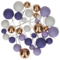 Preview: Decorative Ball Set - Purple Ombre und Gold
