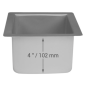 Preview: Bakeware Square - 4inx4inx4in (10.2x10.2x10.2cm)