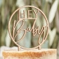 Preview: Torten Topper aus Holz - HEY Baby