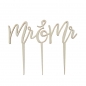 Preview: Wooden Cake Topper - Mr & Mr