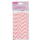 Preview: Cakepop Straws striped pink-white