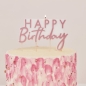 Preview: Candle - Happy Birthday - Rose Gold