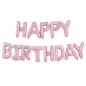 Preview: Balloon Bunting - Happy Birthday - Pink