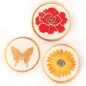 Preview: Stencil Round - Butterfly