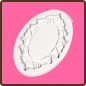 Preview: Silicone Mould Decorative Plaque Oval Hearts