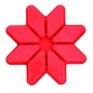 Preview: Silicone Mould Star / 8 Portions