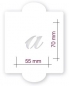 Preview: Stencil Lowercase letters / 26 pieces