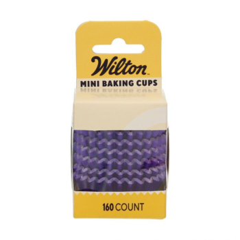 Preview: Mini Cupcake Backförmchen - Metallic Purple