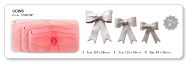 Cutter Set - 3 Large Bows