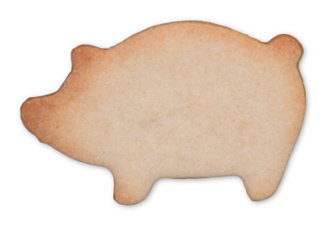 Preview: Ausstecher Glücksschwein 7 cm