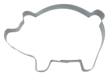 Ausstecher Glücksschwein 7 cm