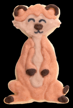 Preview: Ausstecher mit Auswerfer und Prägung - Erdmännchen