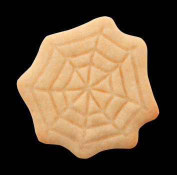 Preview: Ausstecher mit Auswerfer und Prägung - Spinnennetz