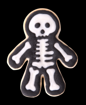 Preview: Ausstecher mit Auswerfer und Prägung - Skelett