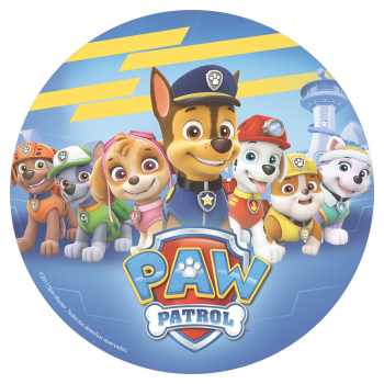 Tortenaufleger aus Esspapier - Paw Patrol 20cm