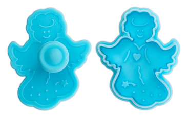 Preview: Ausstecher mit Auswerfer und Prägung - Engel