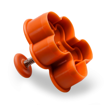 Preview: Ausstecher mit Auswerfer und Prägung - Lebkuchenmann