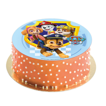Preview: Tortenaufleger aus Esspapier - Paw Patrol 20cm
