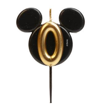 Preview: Zahlenkerze - 0 - Mickey Mouse Ohren