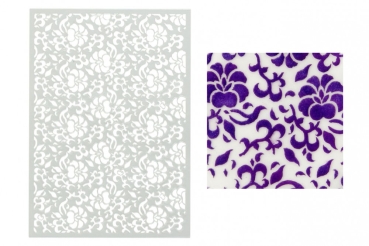 Mini Cake Stencil Floral Vines