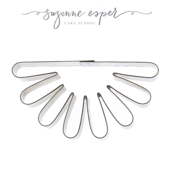 small GERBERA SPEED professional stainless steel icing cutter