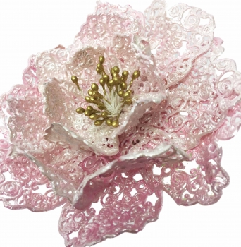 Silikon Matte 3D Floral Collection - Pfingstrose