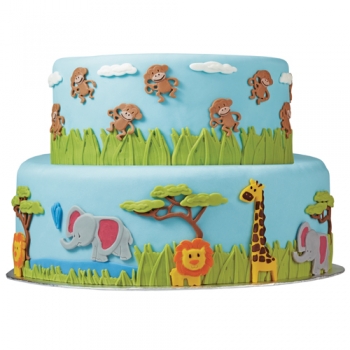 Silicone Mold Jungle Animals Design