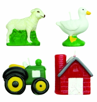 4 Farmyard Candles