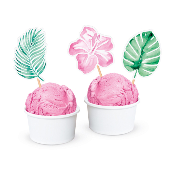 Cupcake Topper - Happy Summer Time