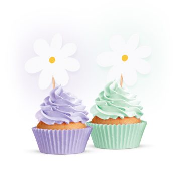 Cupcake Topper - Daisy