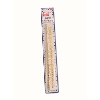 Tappit Cutter - Alphabet Lower Case Art Deco