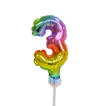 Topper - Foil Balloon Rainbow - 3