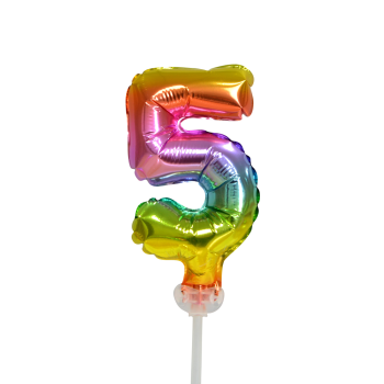 Topper - Foil Balloon Rainbow - 5